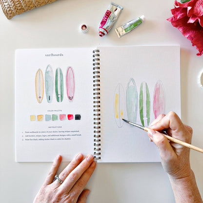 Emily Lex Tropical Watercolor Workbook
