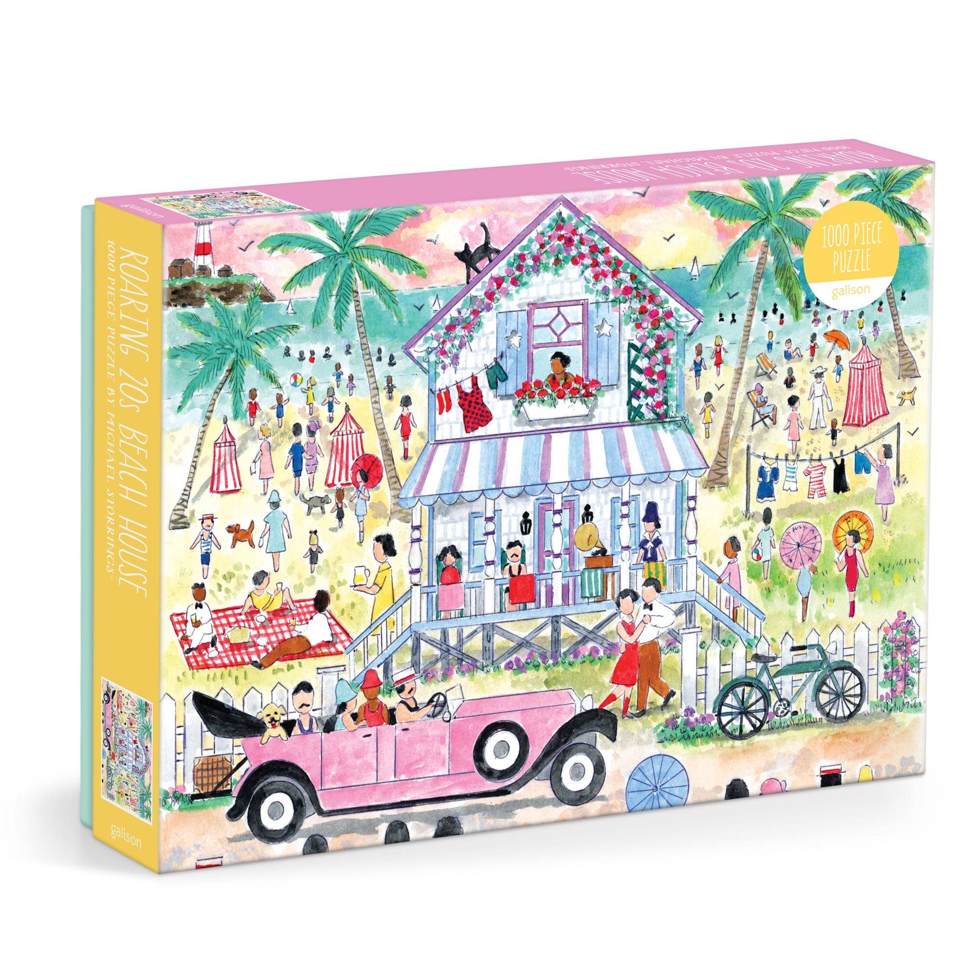 Galison: Michael Storrings Roaring 20s Beach House 1000 Piece Puzzle