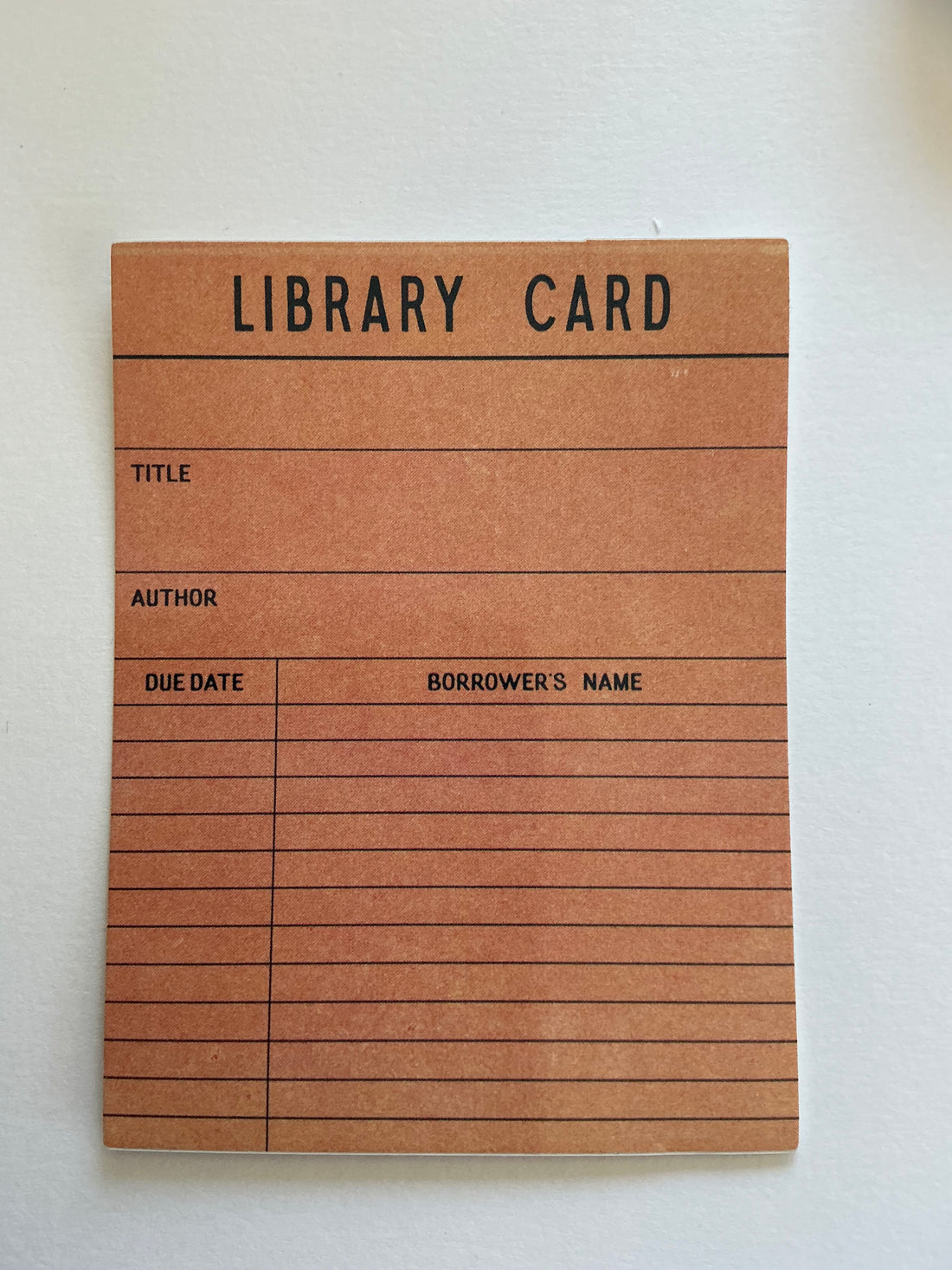 Library Card Sticker