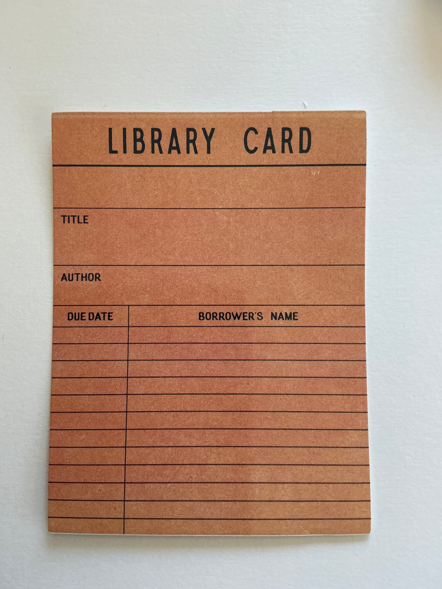 Library Card Sticker