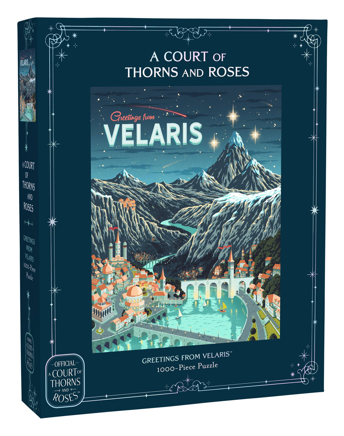A Court of Thorns and Roses: Official Greetings from Velaris 1000-Piece Puzzle