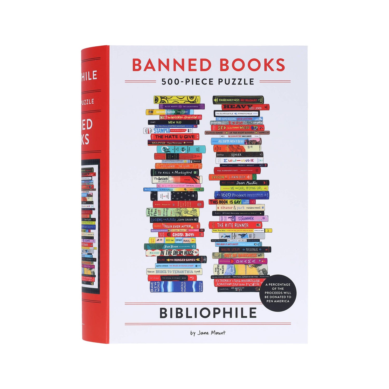 Bibliophile Banned Books: 500-Piece Puzzle