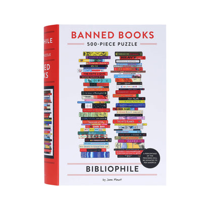 Bibliophile Banned Books: 500-Piece Puzzle