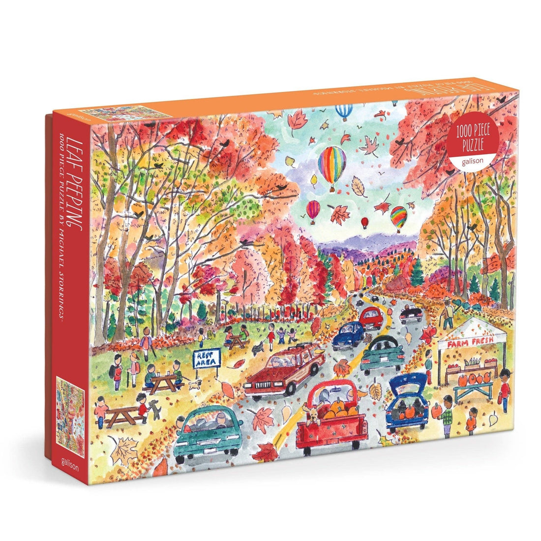 Galison: Michael Storrings Leaf Peeping 1000 Piece Puzzle