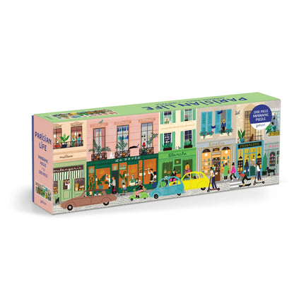 Galison: Parisian Life 1000 Piece Panoramic Puzzle