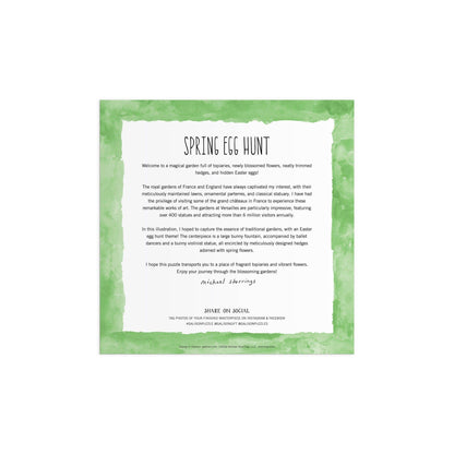 Galison: Michael Storrings Spring Egg Hunt 500 Piece Puzzle