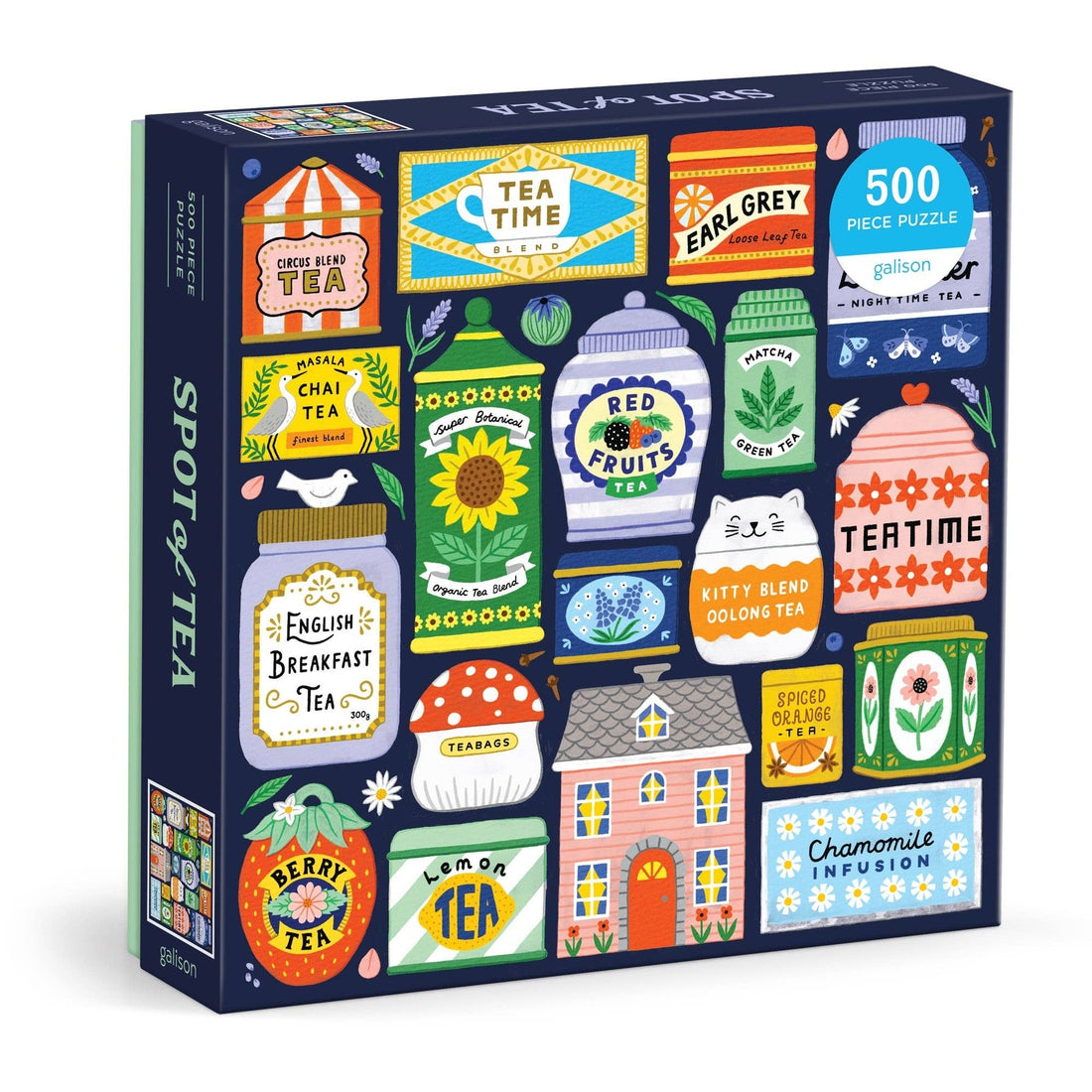 Galison: Spot of Tea 500 Piece Puzzle