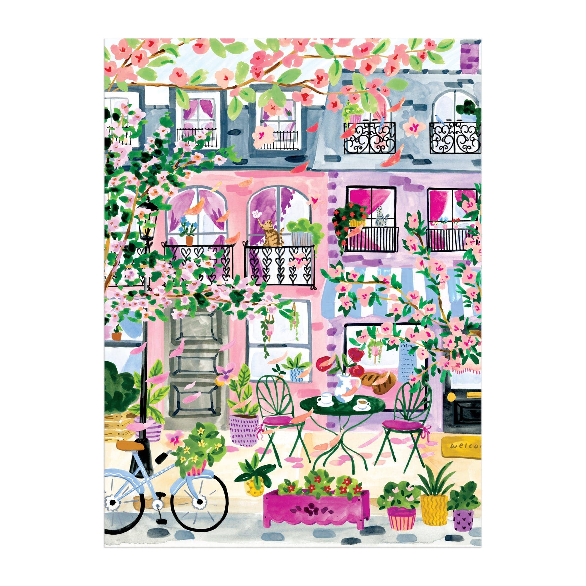 Galison: Cherry Lane Blossoms 1000 Piece Puzzle