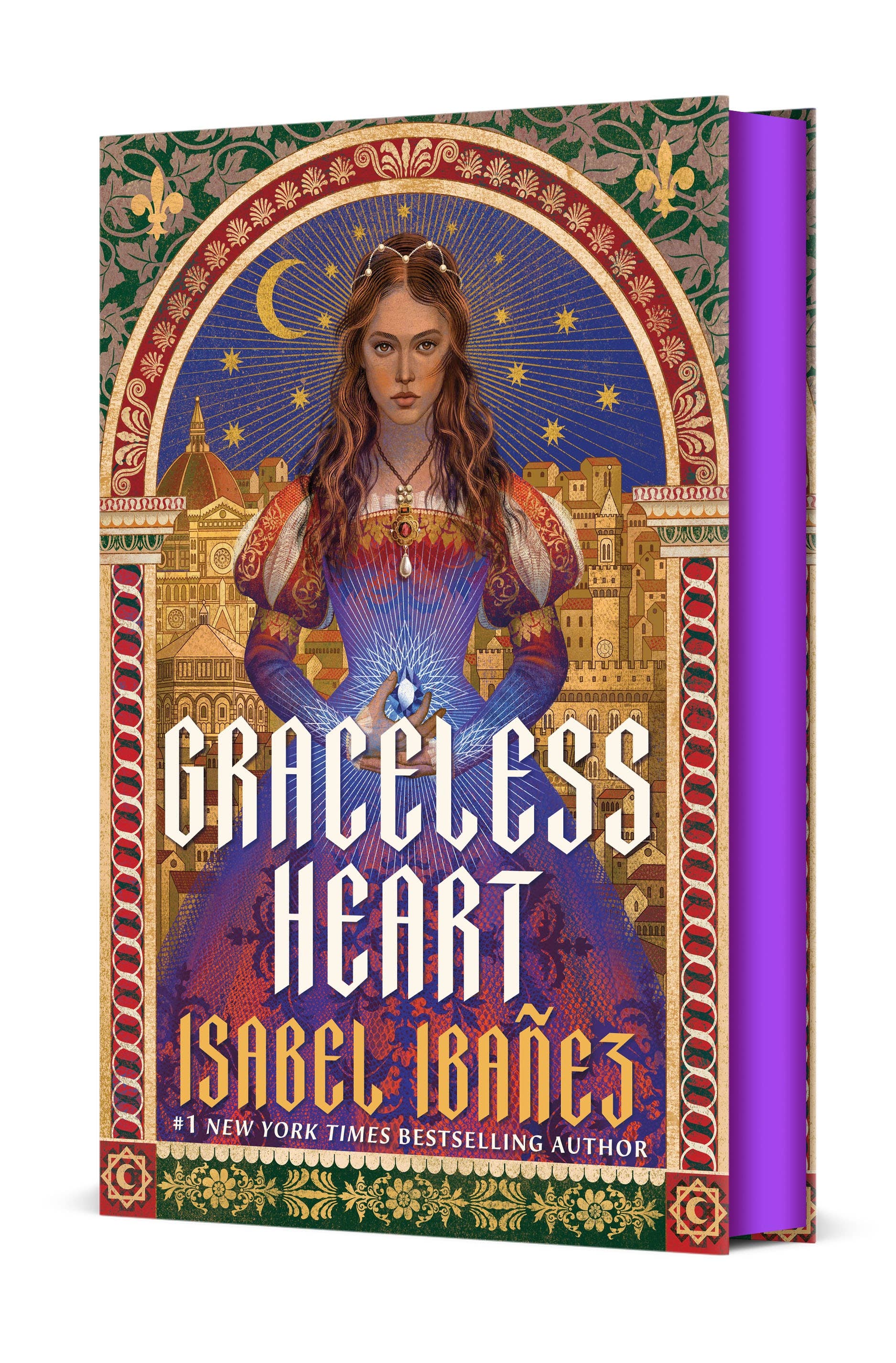 Graceless Heart:  The Spellbound History Quartet, Book 1 by Isabel Ibañez - Gilded Edges
