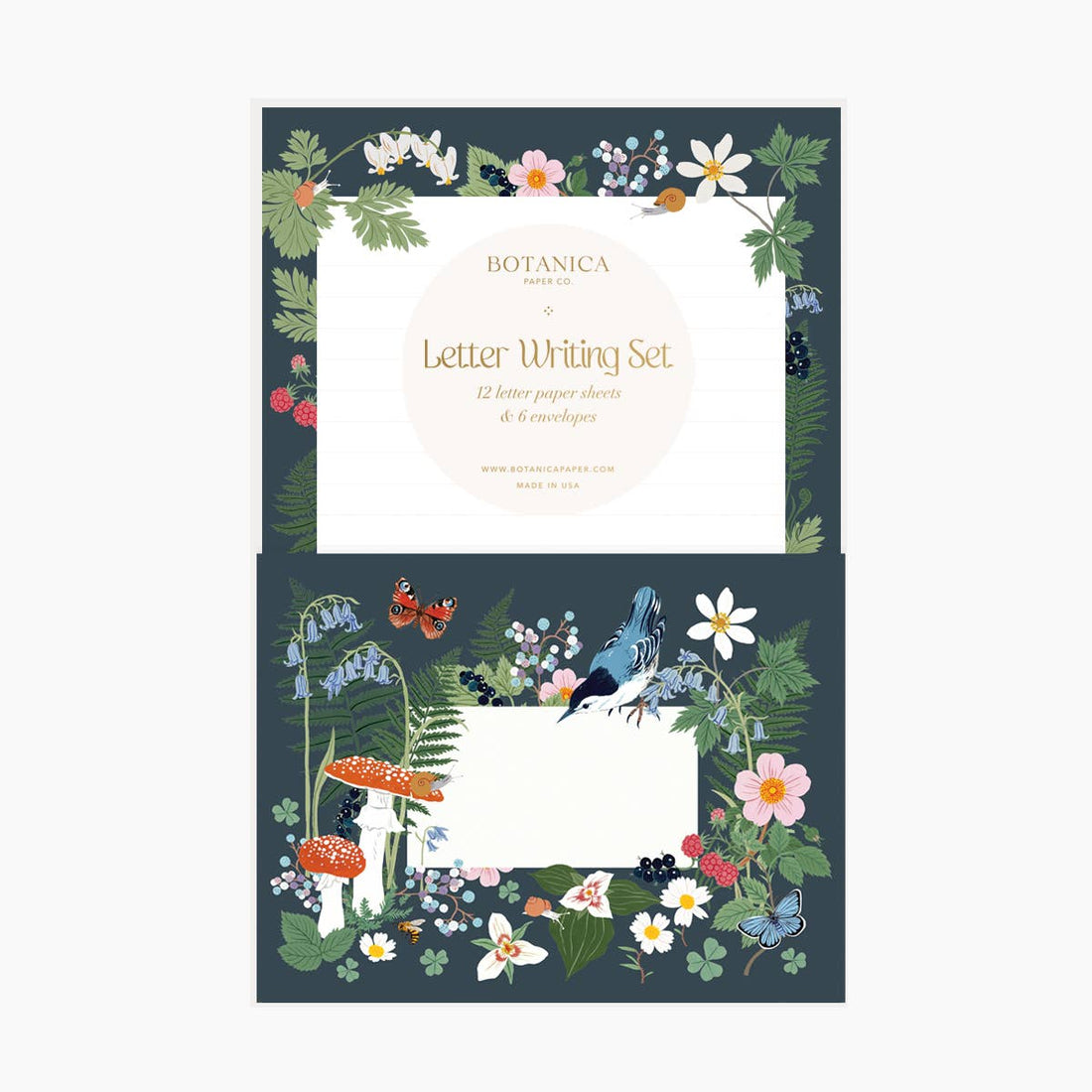 Letter Writing Set - Woodland