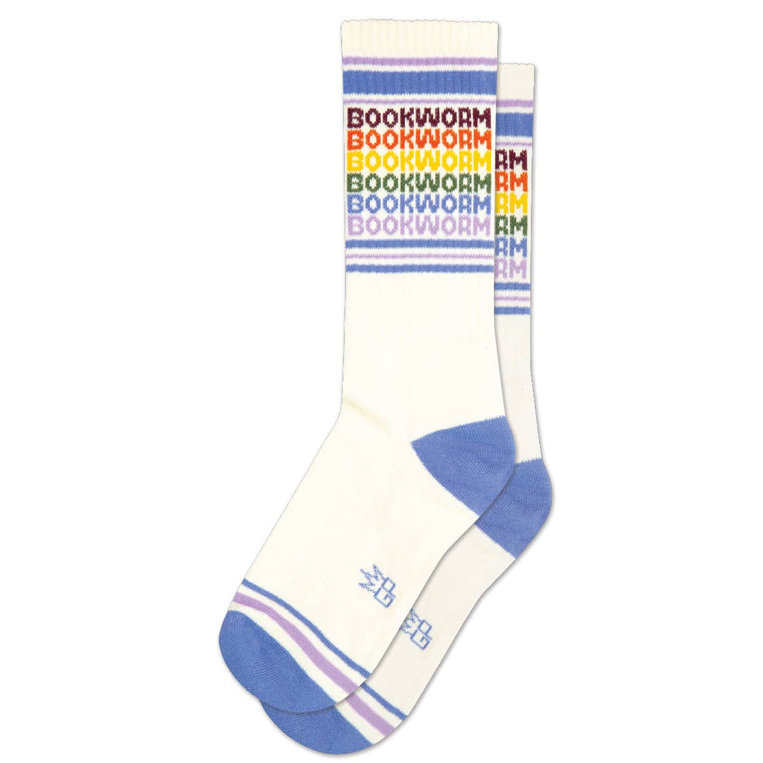 Bookworm - Vintage Rainbow Crew Socks