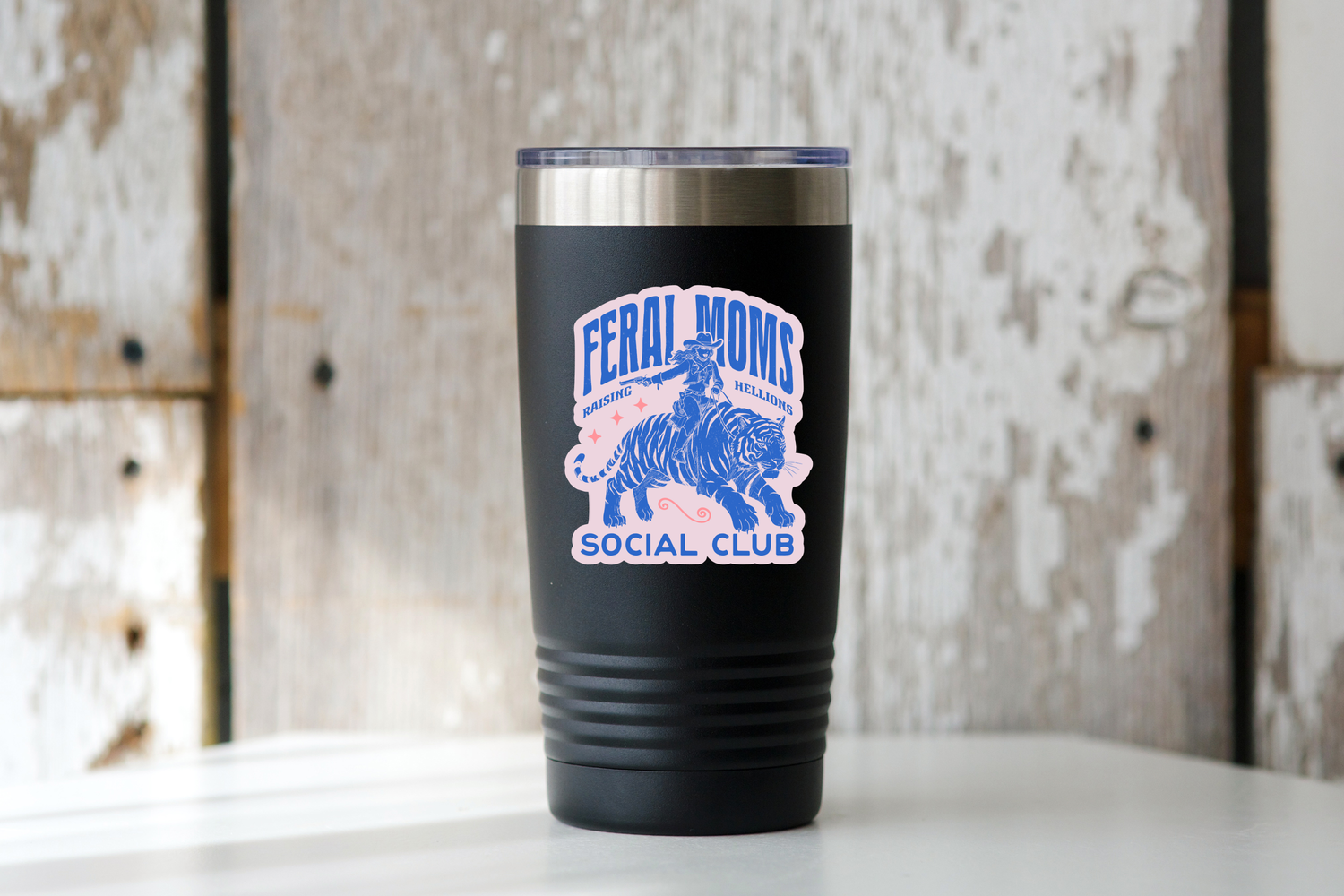 Feral Moms Social Club Sticker