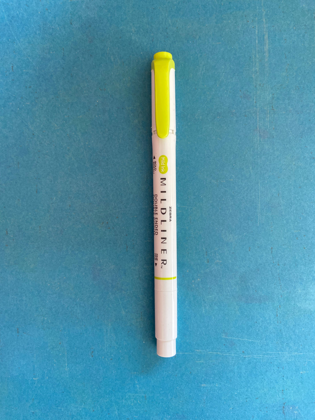Zebra Mildliner Double-Ended Highlighter: Citrus Green
