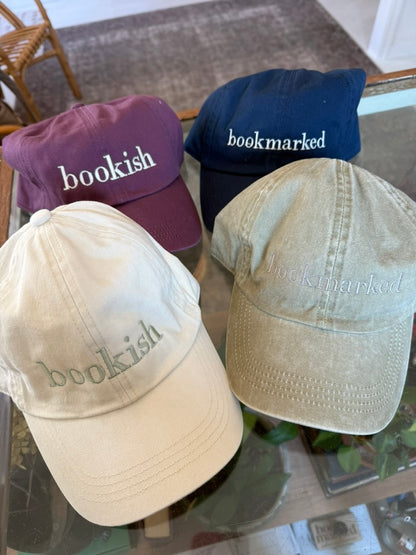 "BOOKISH" Baseball Hat