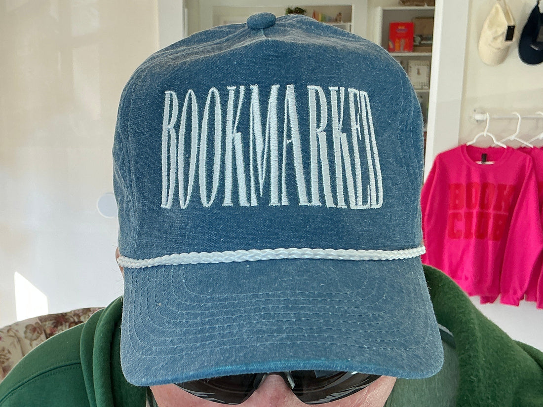 Bookmarked Embroidered Baseball Hat