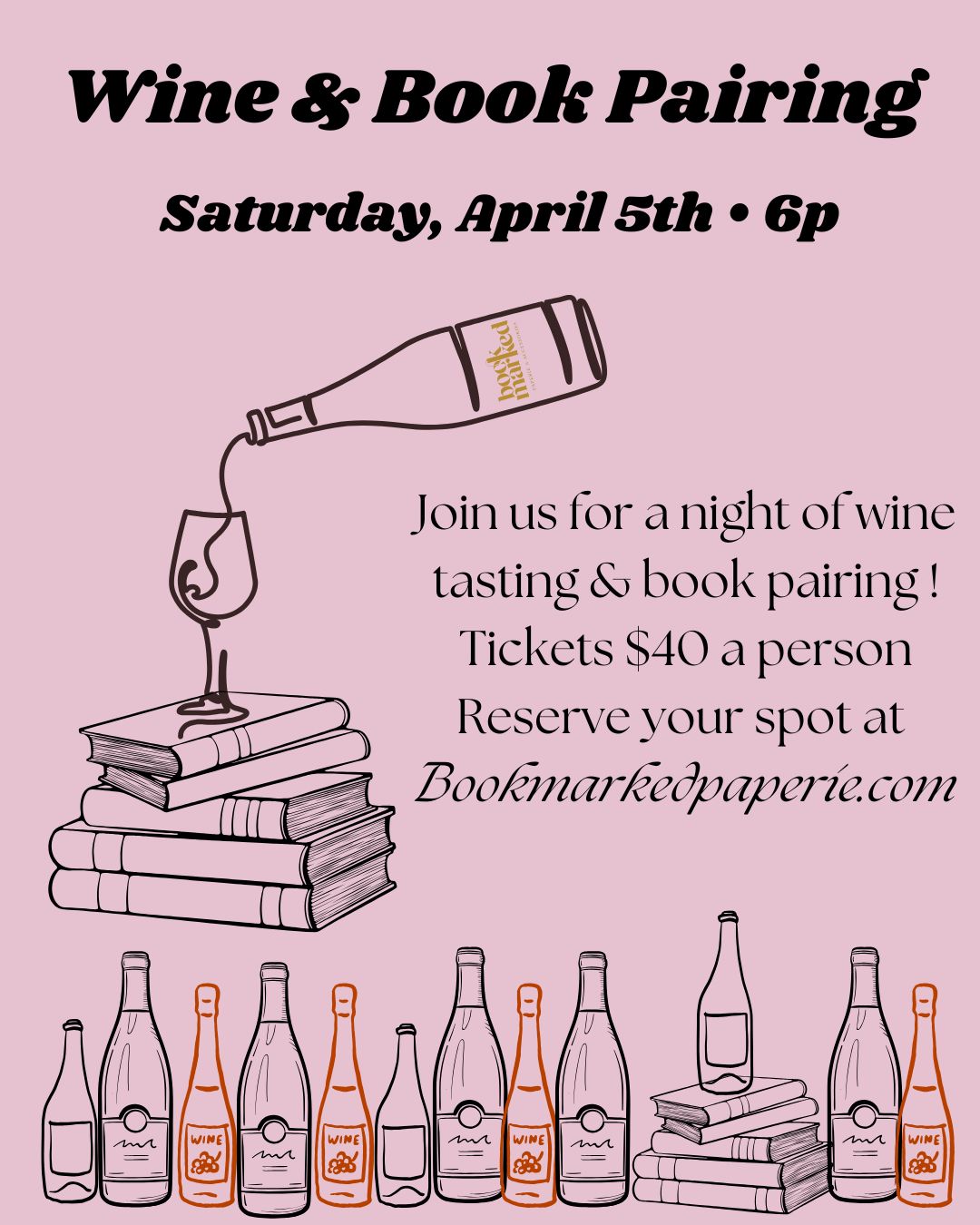 Wine &amp; Book Pairing Event