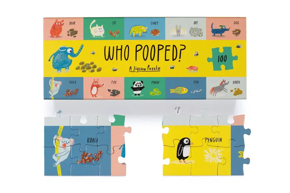 Who Pooped? 100 Piece Puzzle