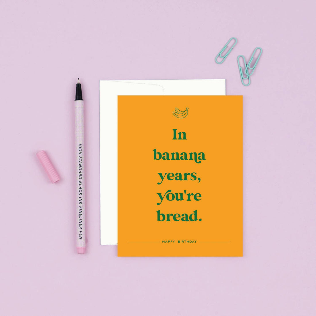 Banana Years Birthday Card