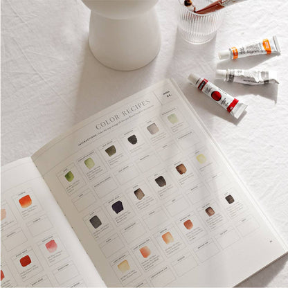 Watercolor Workbook: 25 Beginner Botanical Projects on Premium Watercolor Paper