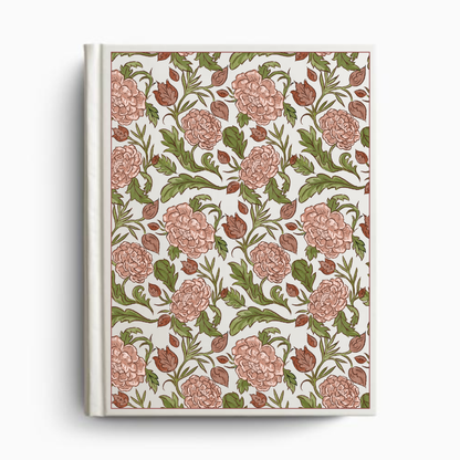 Journaling Bible®, Floral Hardcover - ESV Custom Single Column