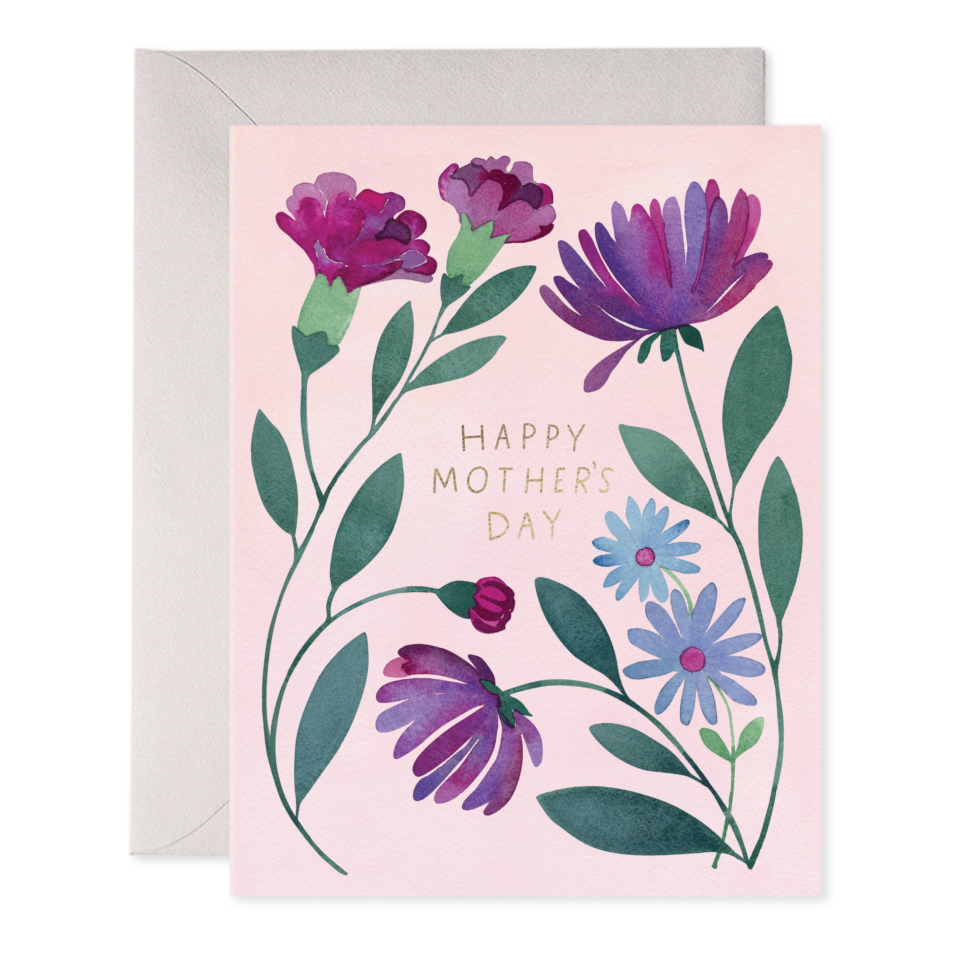 Purple Floral Mother&