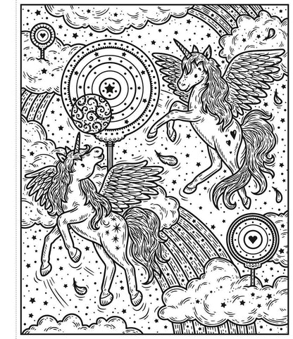 Usborne: Unicorn World Magic Painting Book