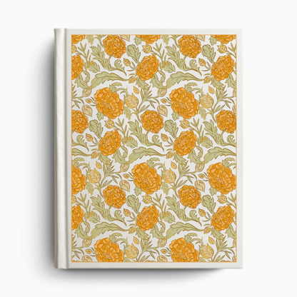 Journaling Bible®, Floral Hardcover - ESV Custom Single Column