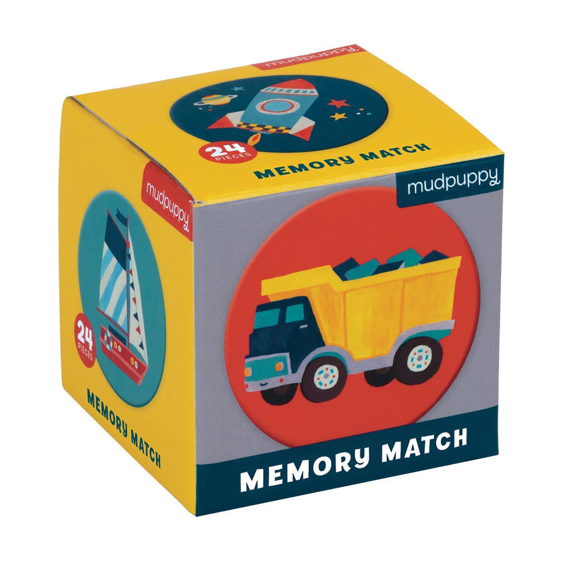 Mudpuppy: Transportation Mini Memory Match Game