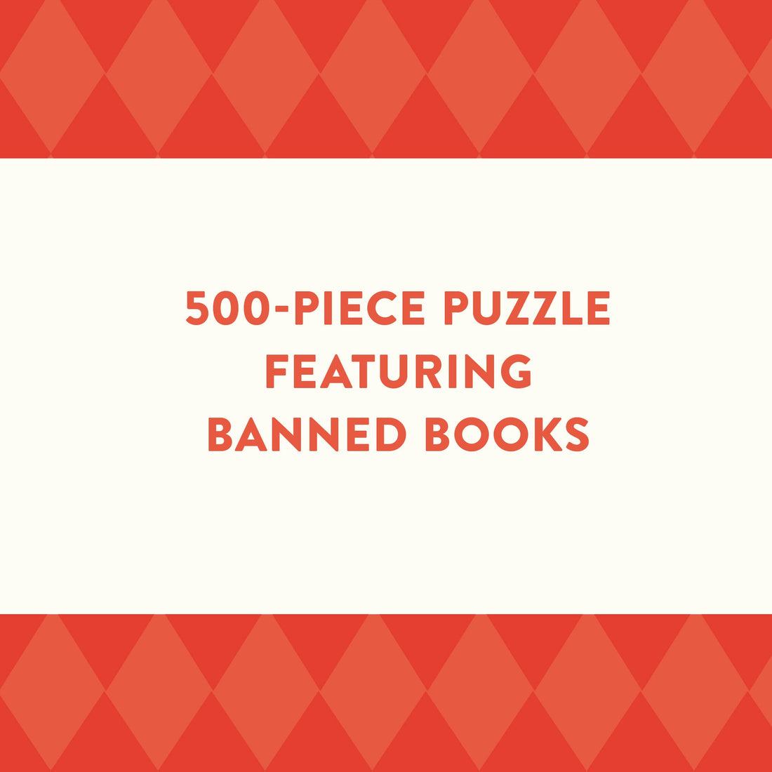 Bibliophile Banned Books: 500-Piece Puzzle