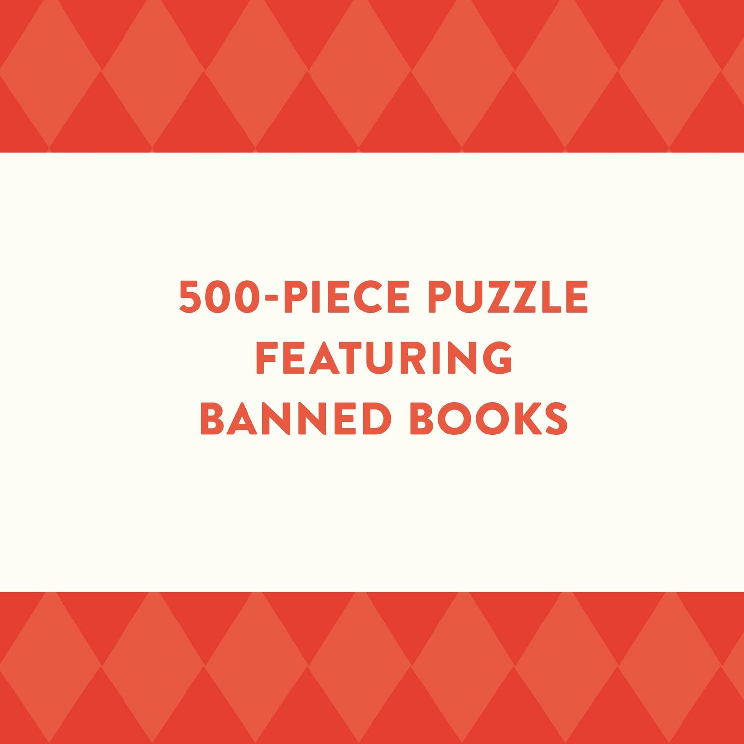 Bibliophile Banned Books: 500-Piece Puzzle