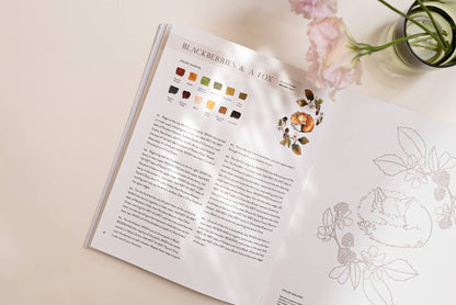Watercolor Workbook 2: Flowers, Feathers, &amp; Animal Friends