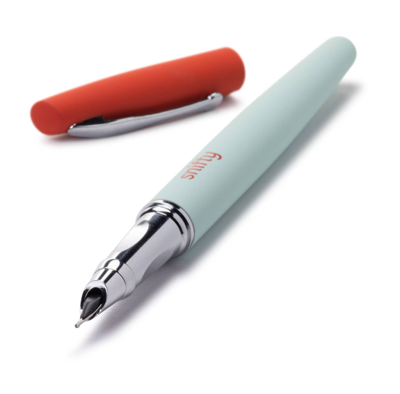 Ink Well Erasable Fountain Pen - Tomato/Mint