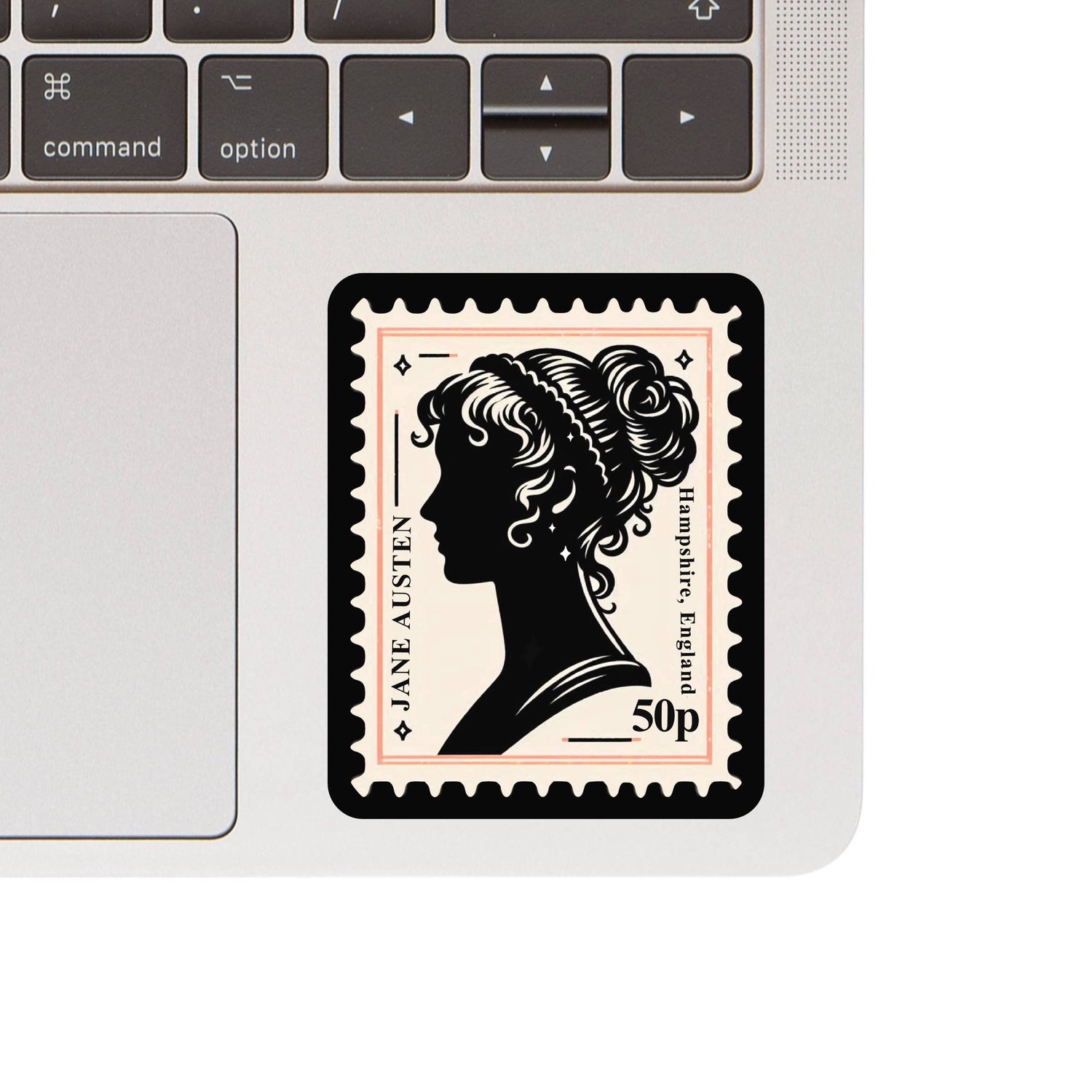 Jane Austen Stamp Sticker