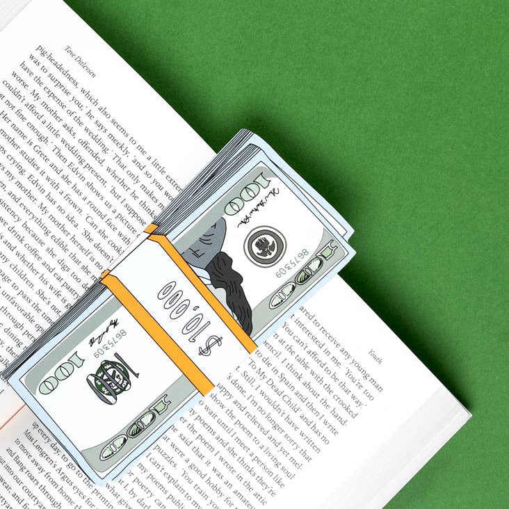 Stack of Cash Bookmark (it&