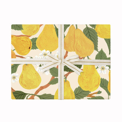 Pear Orchard Double Sided Wrapping Paper