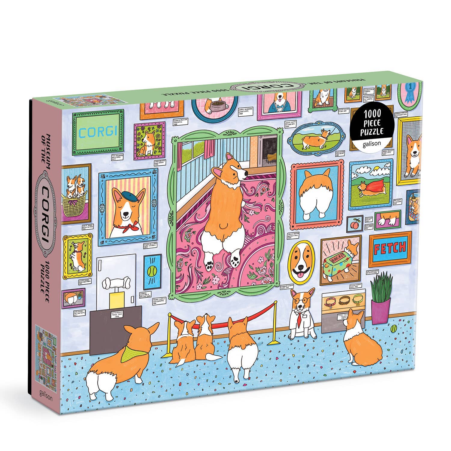 Galison: Museum of the Corgi 1000 Piece Puzzle