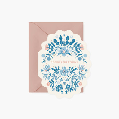 Folk Congratulations Card