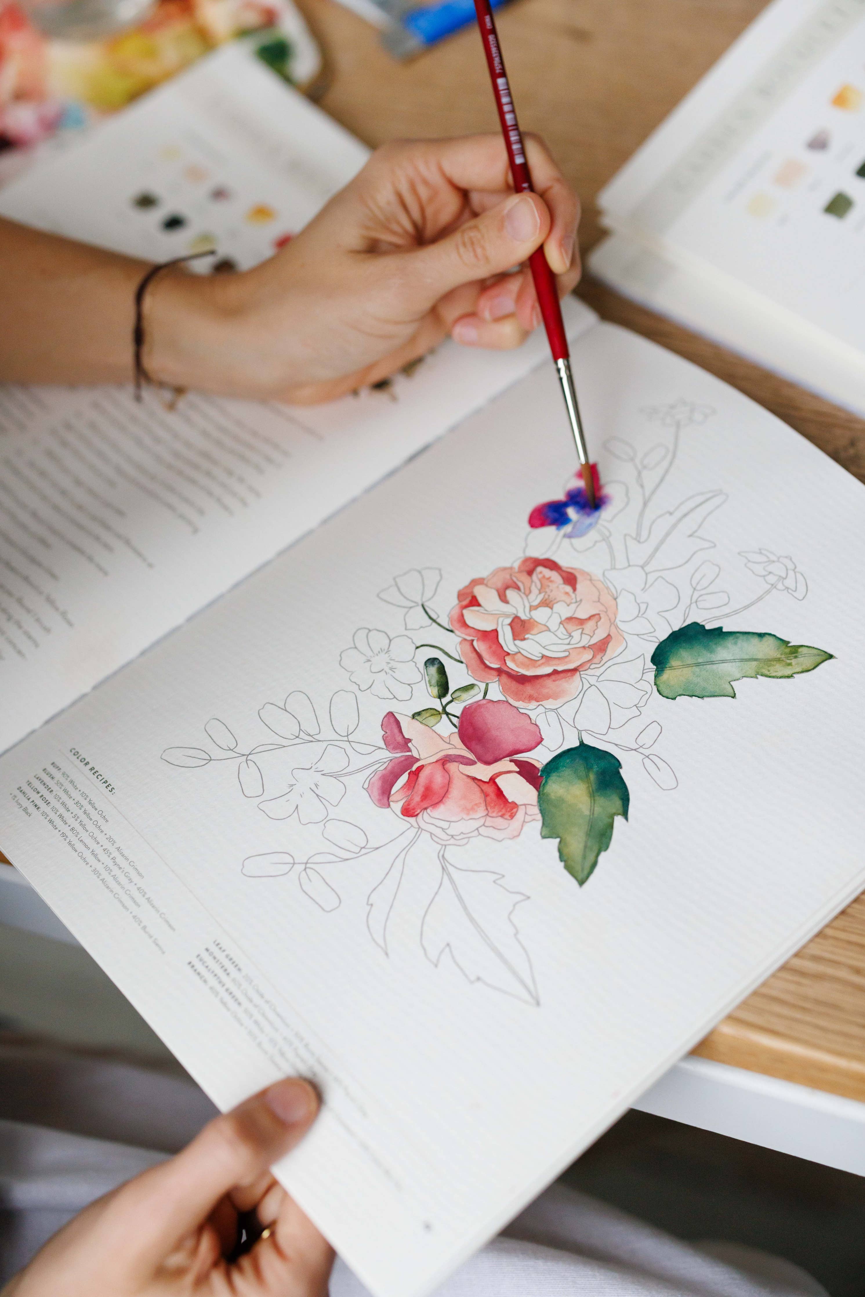 Watercolor Workbook: 30-Minute Beginner Projects