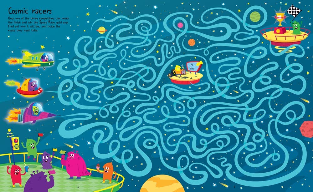 Usborne: Space Maze Book by Sam Smith