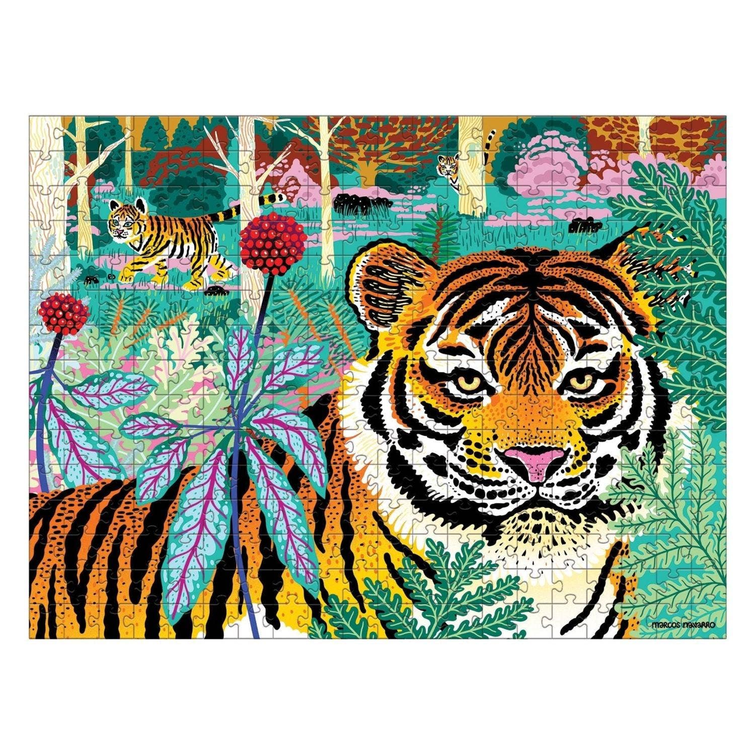 Mudpuppy: Siberian Tiger Endangered Species 300 Piece Puzzle