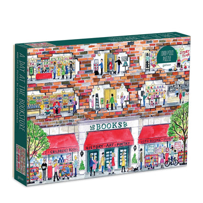 Galison: Michael Storrings A Day at the Bookstore 1000 Piece Puzzle
