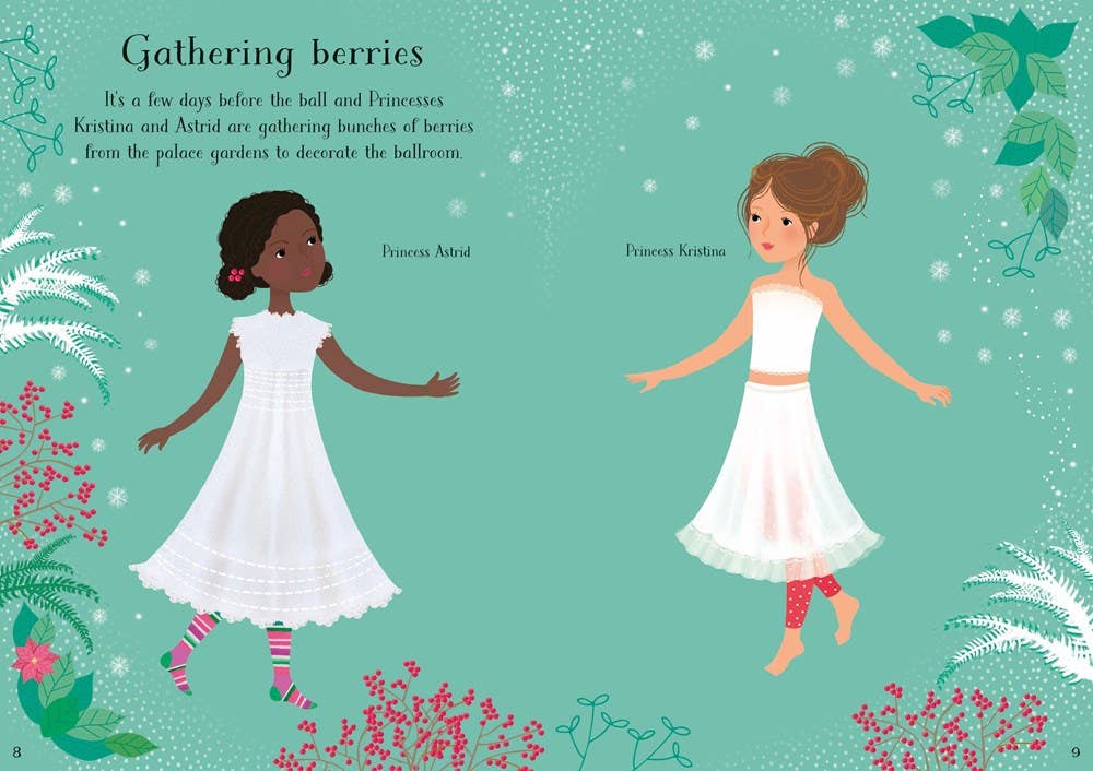 Usborne: Little Sticker Dolly Dressing Snow Princess