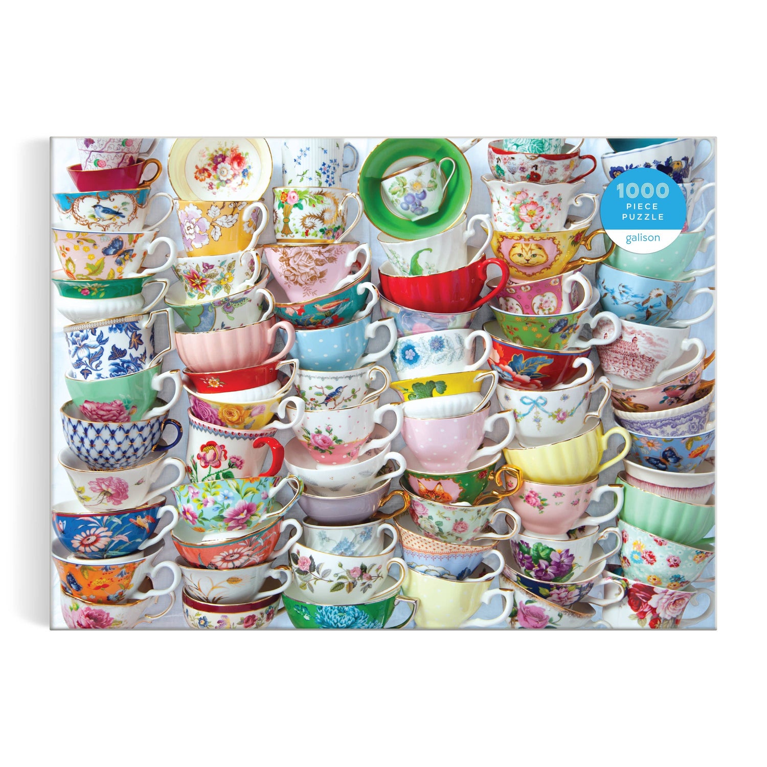 Galison Teacups 1000 Piece Puzzle