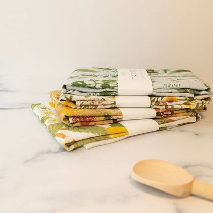 Pear Orchard 100% Linen Tea Towel