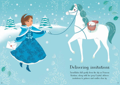 Usborne: Little Sticker Dolly Dressing Snow Princess