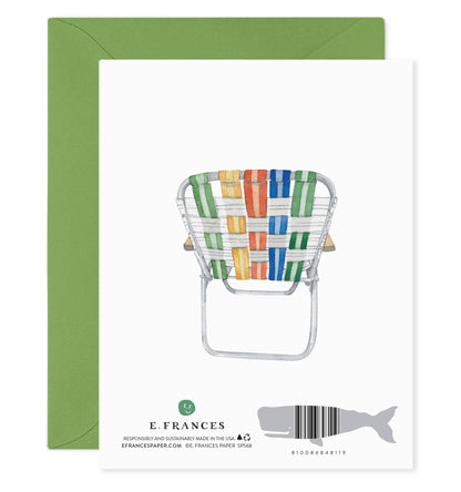 Lawn Chair Dad Father’s Day Card