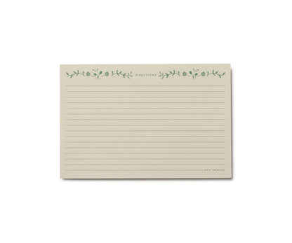 Artichoke Recipe Cards:  Pack of 12
