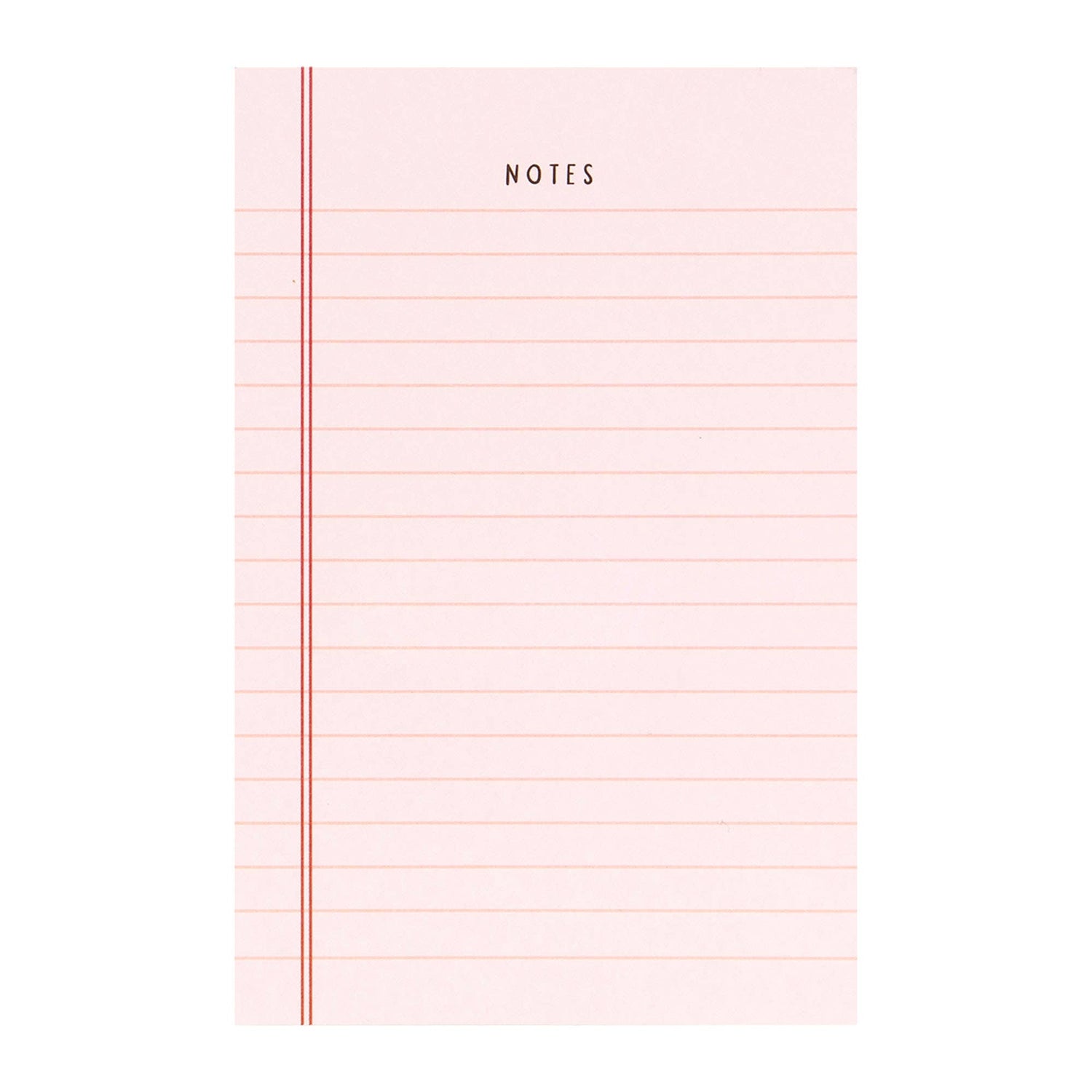 Pink Notes 4x6 Notepad