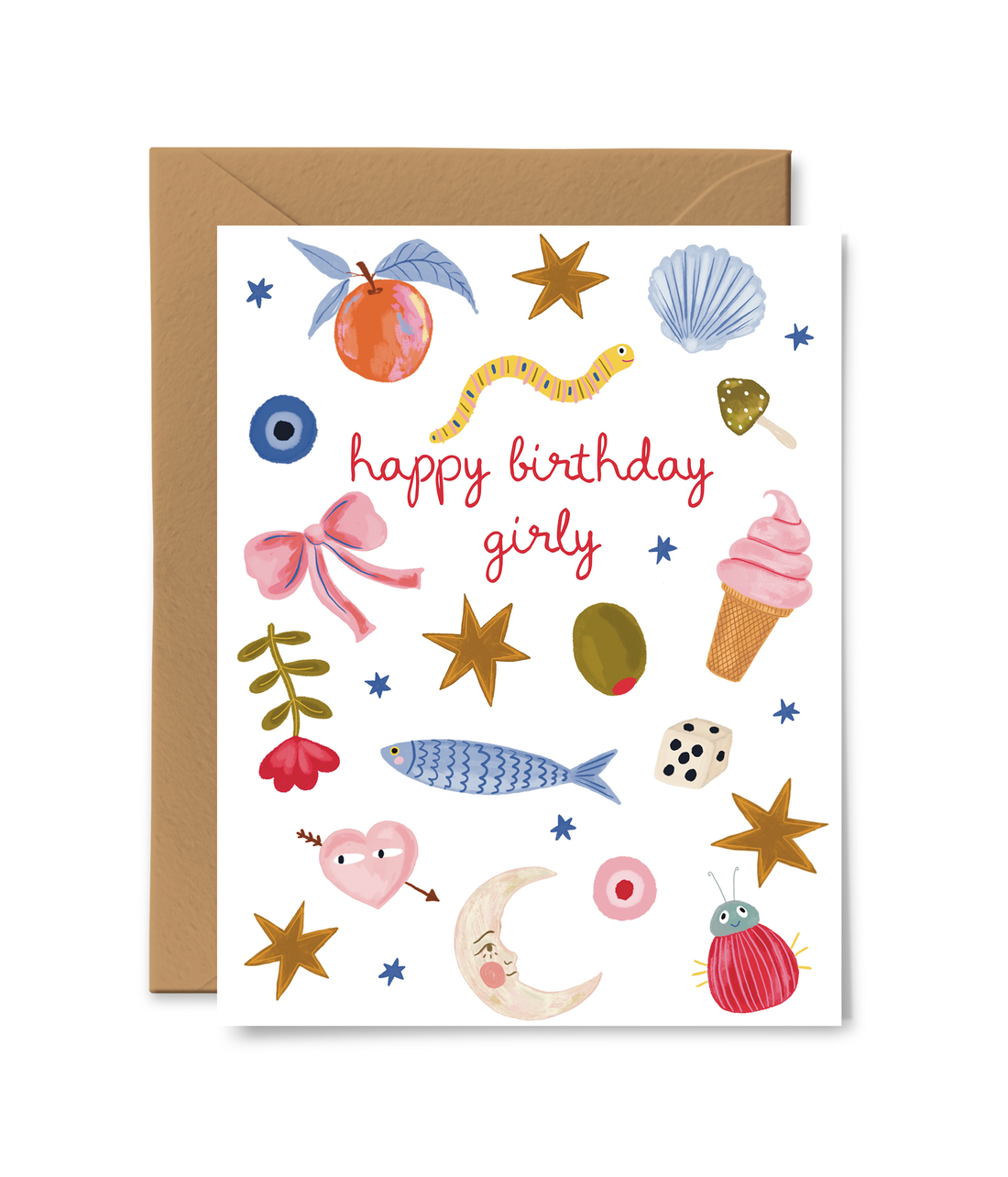 Happy Birthday Girly Card