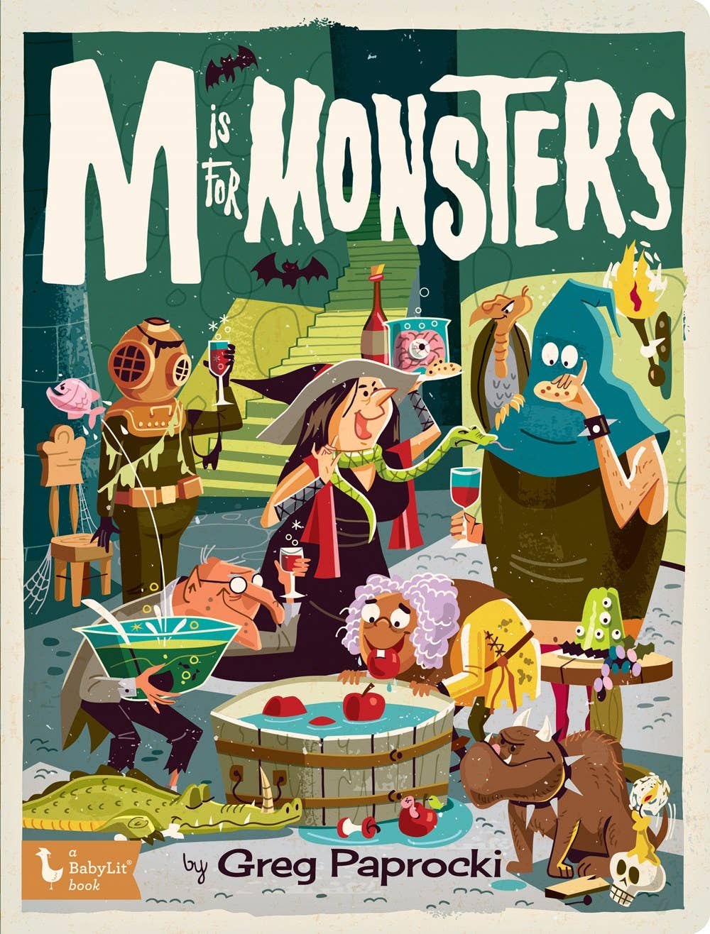 Alphabet Board Book: M is for Monsters by Greg Paprocki